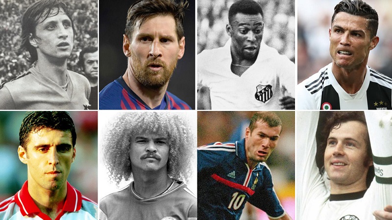 Los jugadores más importantes en la historia del fútbol
